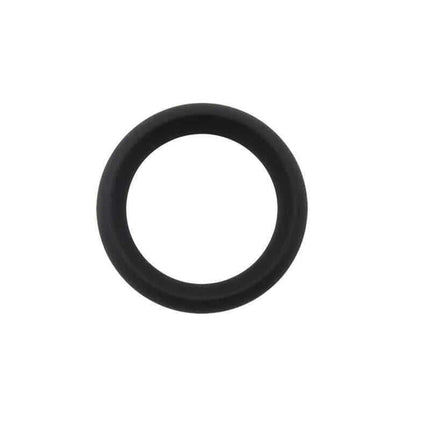 Infinity Black Silicone Ring L