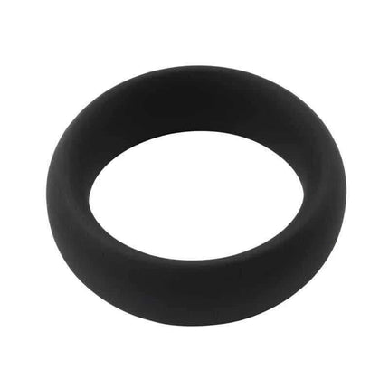 Infinity Black Silicone Ring L