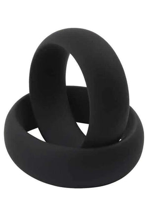 Infinity Silicone Cock Ring M Black