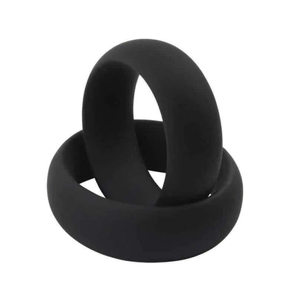 Infinity Silicone Cock Ring M Black