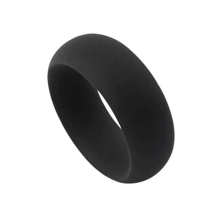 Infinity Silicone Cock Ring M Black