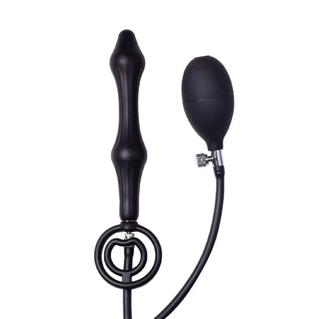Inflatable Anal Plug with Double Balloon