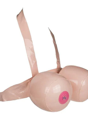 Two inflatable boobs party game set for adult fun and icebreaker challenges