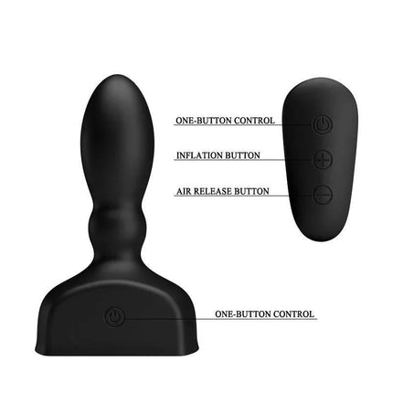 Inflatable Remote Control Anal Plug - Mr. Play
