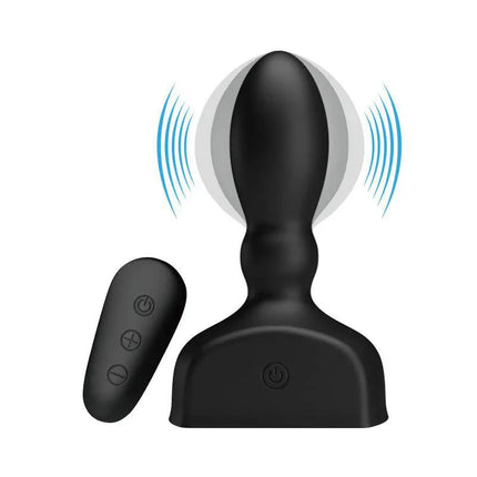 Inflatable Remote Control Anal Plug - Mr. Play