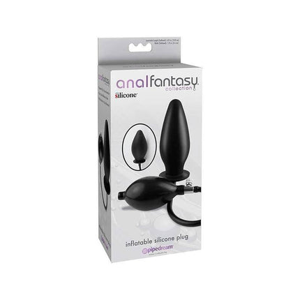 Inflatable Silicone Plug - Colour Black