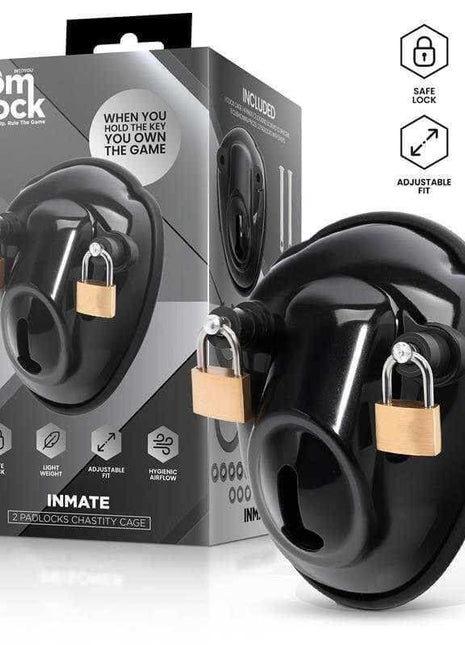 Inmate Chastity Cage with Spacers for Men
