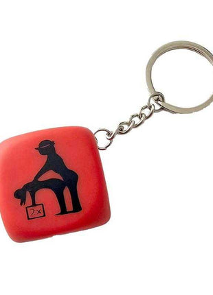 Intimacy Dice Keychain for Couples