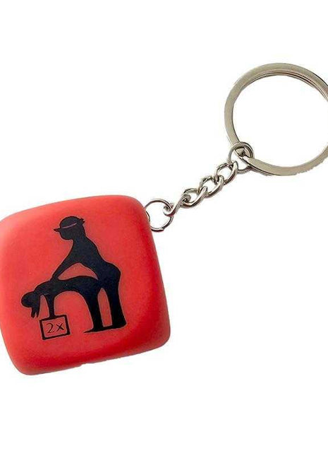 Intimacy Dice Keychain for Couples