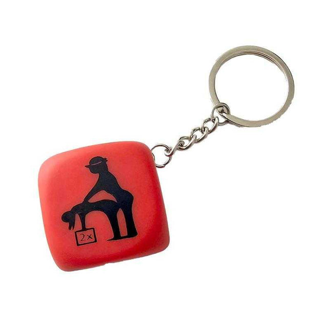 Intimacy Dice Keychain for Couples