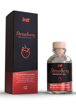 Heat Effect Massage Gel Strawberry 30 ml – Sensual Pleasure Awaits
