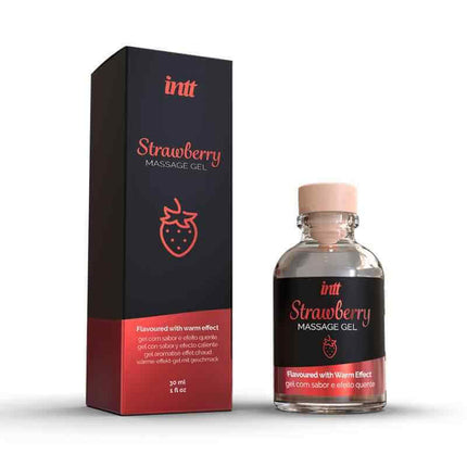 Heat Effect Massage Gel Strawberry 30 ml – Sensual Pleasure Awaits