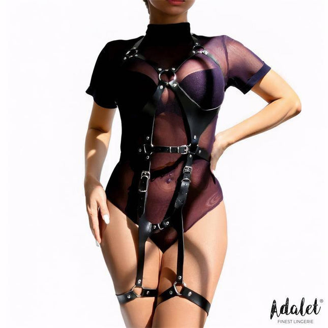Ivette Vegan Leather Body Harness One size