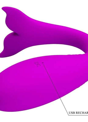 Jayleen Stimulator with APP Control, a bright magenta silicone vibrator with a curved ergonomic shape and USB-rechargeable design