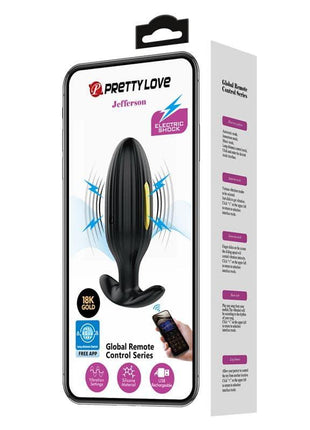 Jefferson Vibro Electroshock Anal Plug with App
