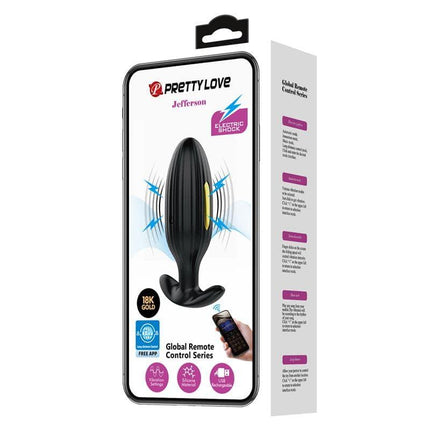 Jefferson Vibro Electroshock Anal Plug with App