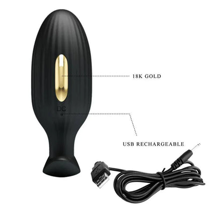 Jefferson Vibro Electroshock Anal Plug with App