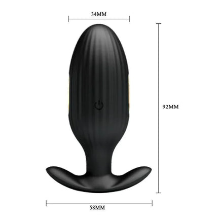 Jefferson Vibro Electroshock Anal Plug with App