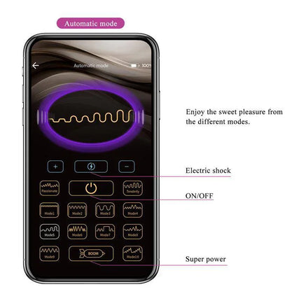 Jefferson Vibro Electroshock Anal Plug with App