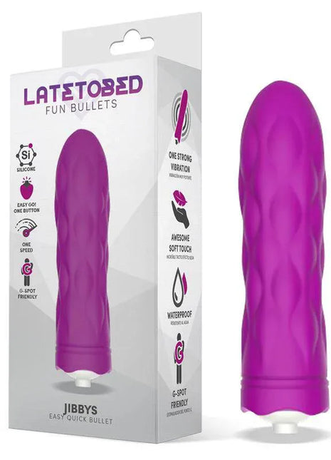 Jibbys Easy Quick Vibrating Bullet Silicone Purple