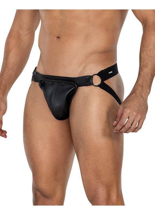 JOCKSTR4P02 Jockstrap Jock snap Black S M