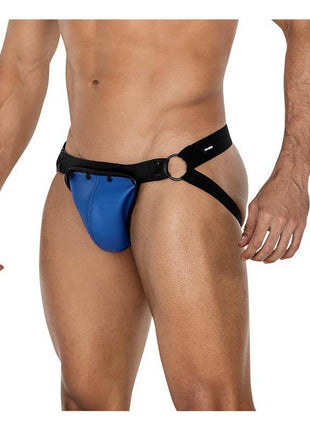 JOCKSTR4P02 Jockstrap Jocksnap Radiant Blue S M