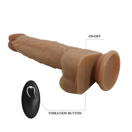Jonathan Dildo with Vibration and Thrusting with Remote Control