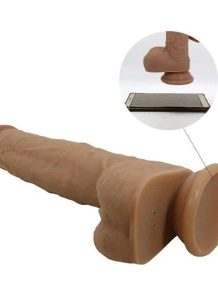 Jonathan Dildo with Vibration and Thrusting with Remote Control