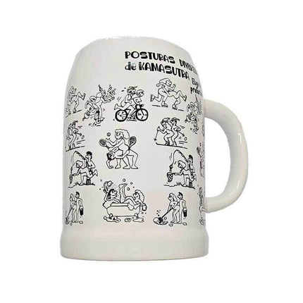 Kamasutra Jug 700ml - Fun Ceramic Party Gift