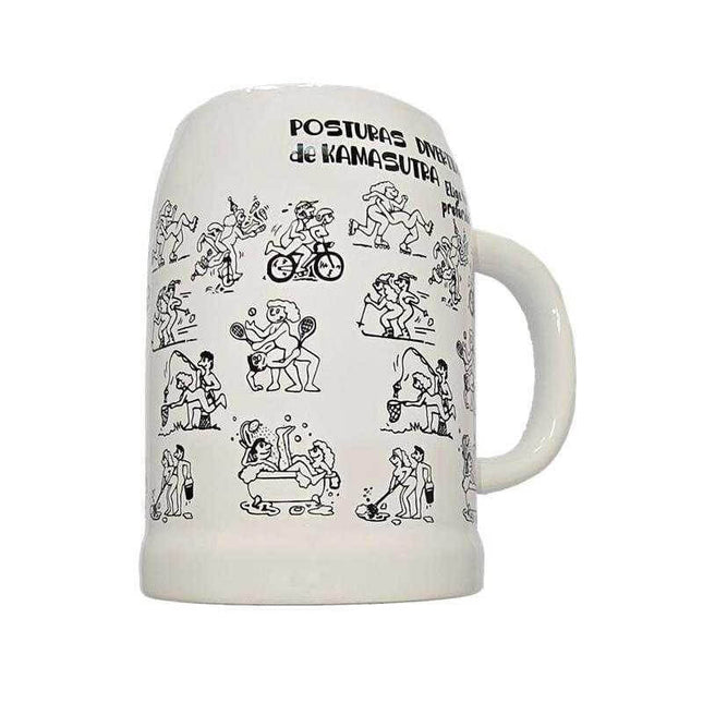 Kamasutra Jug 700ml - Fun Ceramic Party Gift