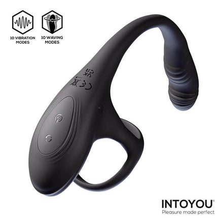 Kamber 360º Waving Vibrating Anal Plug and Cockring