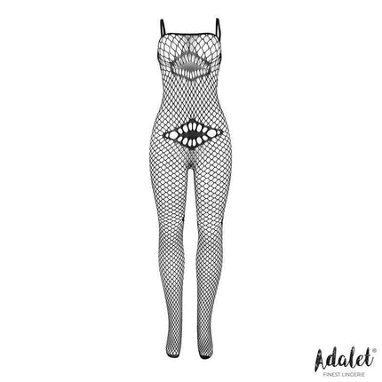 Katia Fishnet Bodystocking with Geometric Patterns