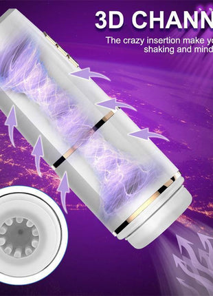 Kimi Male Masturbator with Telescoping and Rotation Functions