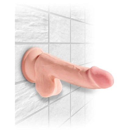 Triple Density Dildo with Testicles 6.5