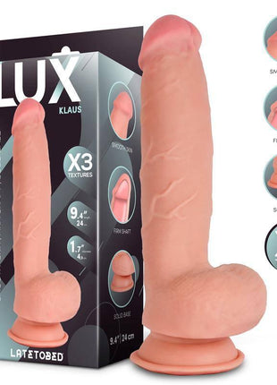Klaus Triple Density Dildo with Balls 9.4