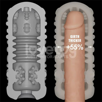 Knights Ring Vibrating Dual Purpose Sleeve Drip