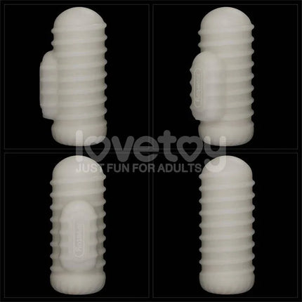 Knights Ring Vibrating Dual Purpose Sleeve Wavy