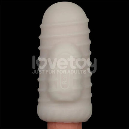 Knights Ring Vibrating Dual Purpose Sleeve Wavy
