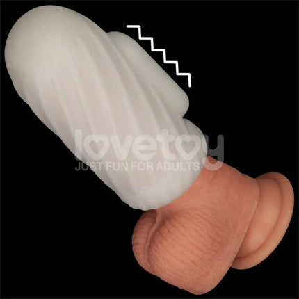 Knights Ring Vibrating Sleeve Dual Purpose