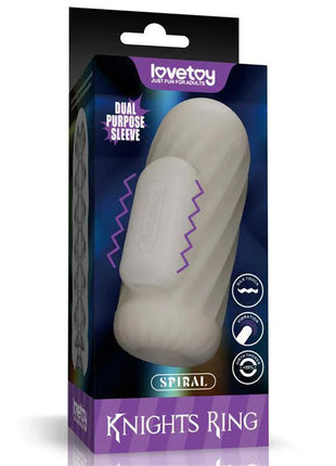 Knights Ring Vibrating Sleeve Dual Purpose
