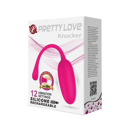 Knucker Silicone Vibrating Egg with 12 Modes