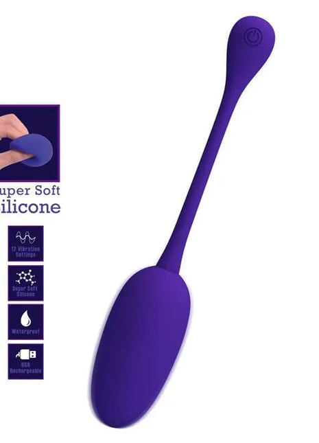 Knucker Vibrating Egg Purple
