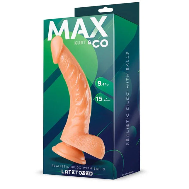 Kurt Realistic Dildo with Testicles 24cm