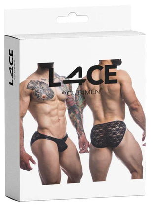 L4CE01 Slip with Black Lace