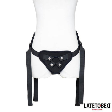 Lace Edge Strap On with Silicone Ring