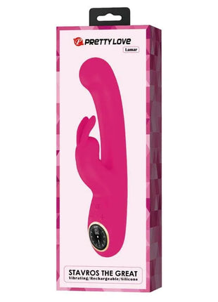Lamar Vibrator G-Spot Rabbit Pink