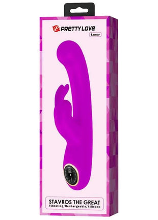 Lamar Vibrator G-Spot Rabbit Violet