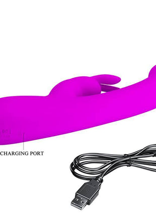 Lamar Vibrator G-Spot Rabbit Violet