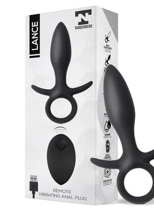Lance Anal Plug Remote Control Liquified Silicone USB