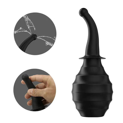 Large Capacity Anal Douche BLKM6 - 330 ml Cleanser